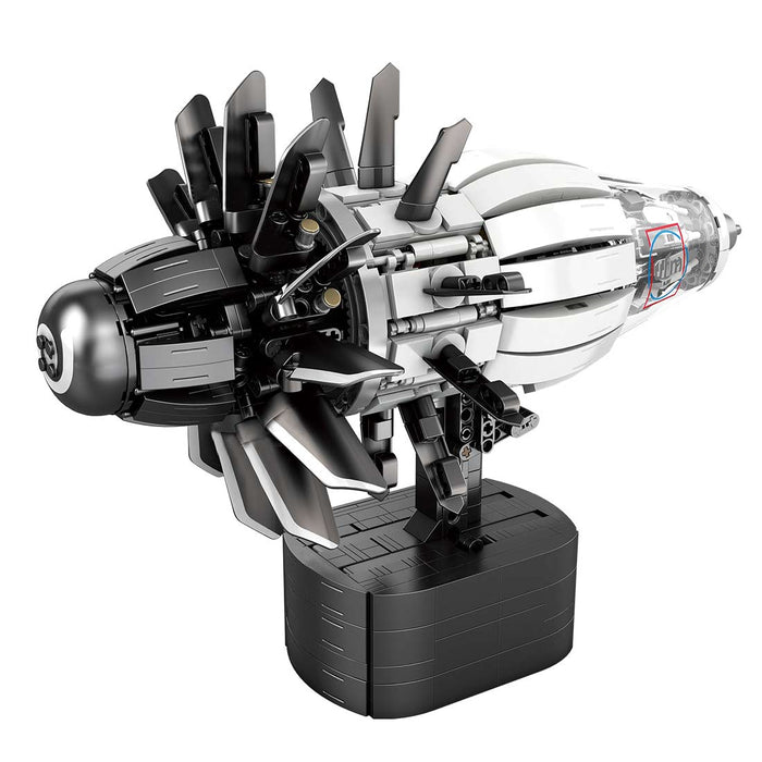 Mocsage MOC-180038 CFM-RISE Open Rotor Engine Building Blocks Set（1351PCS） enginediyshop