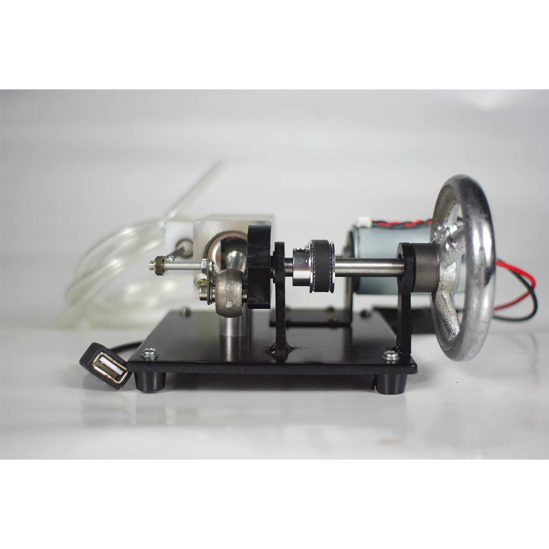 Buildable Steam Engine Generator Mini Single Cylinder Horizontal Steam Engine Generator Model DIY Kit S ...