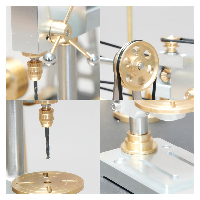 RETROL GF-01 27-piece DIY Miniature Workshop Model Kit for SE-01/02/03 and other Steam Engine Models