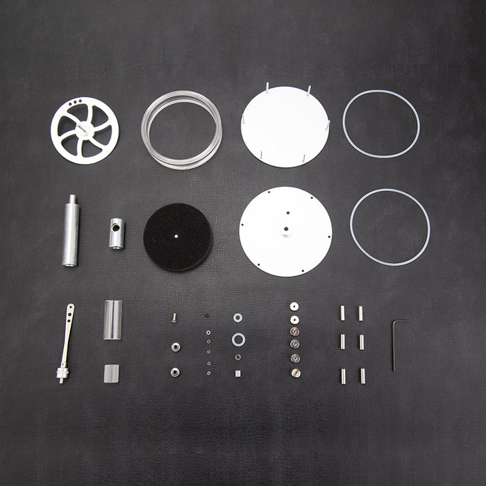 Stirling Engine Kit Lage Temperatuur Stirling Engine Model Stirling Engine Motor Steam Heat Education Model Toy voor Klassepresentatie Stirling Engine Kit Lage Temperatuur Stirling Engine Model Stirling Engine Motor Steam Heat Education Model Toy voor Klassepresentatie