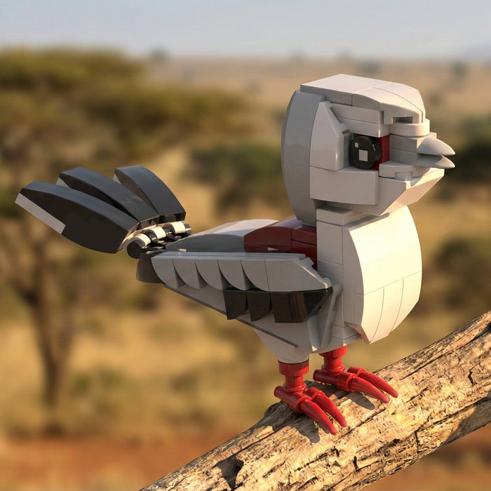 MOC-210146 African Savanna Raptor Pygmy falcon Building Blocks Set(136PCS)