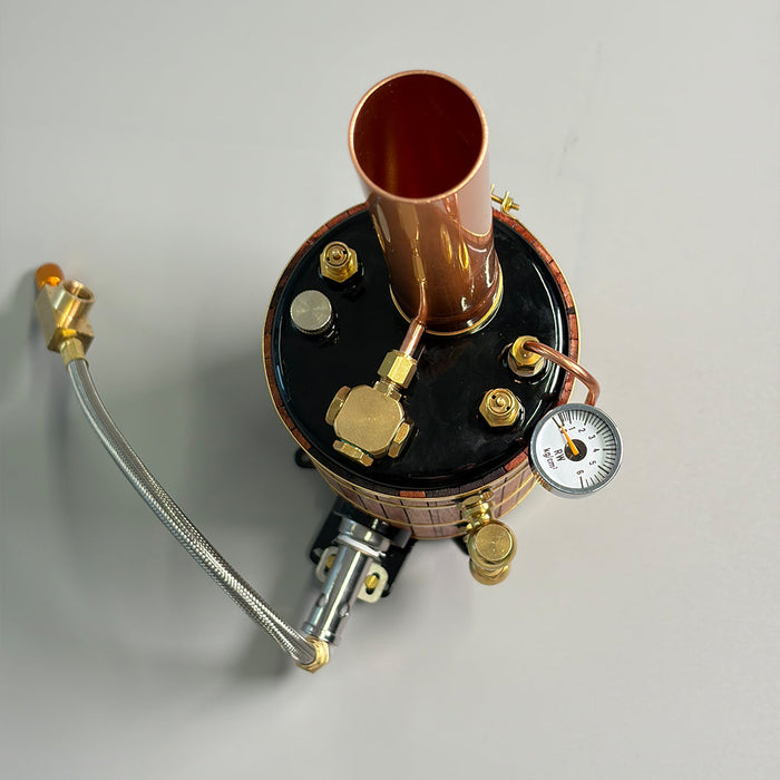 RW-B2 Vertical 500mL Copper Boiler Steam Boiler Model For Boat enginediyshop