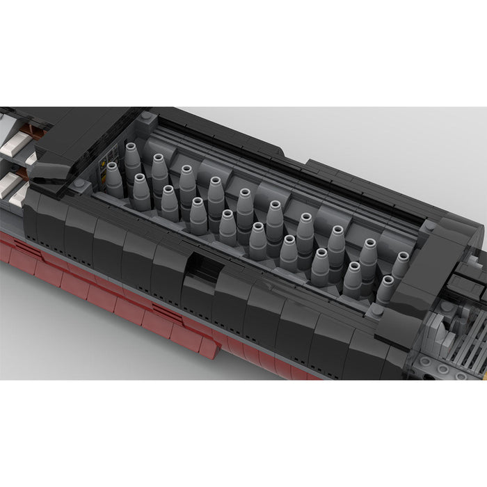 MOC-193085 1/260 Scale Typhoon-Class Nuclear Submarine Building Blocks Set -2886PCS enginediyshop