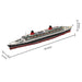 MOC  1/400 Scale France Ocean Liner Building Block Set(3325PCS) enginediyshop