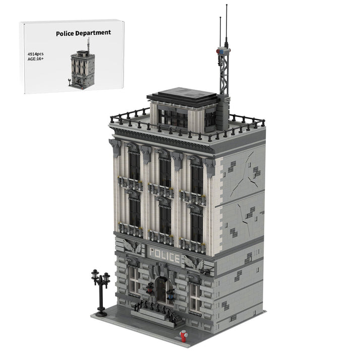 MOC-4652 Large-scale Police Department Building Blocks MOC Set Toys (4914PCS) enginediyshop
