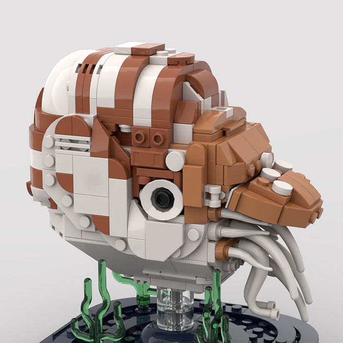 MOC-229757 Pearl Nautilus Marine Creature Building Blocks Set(426PCS) enginediyshop