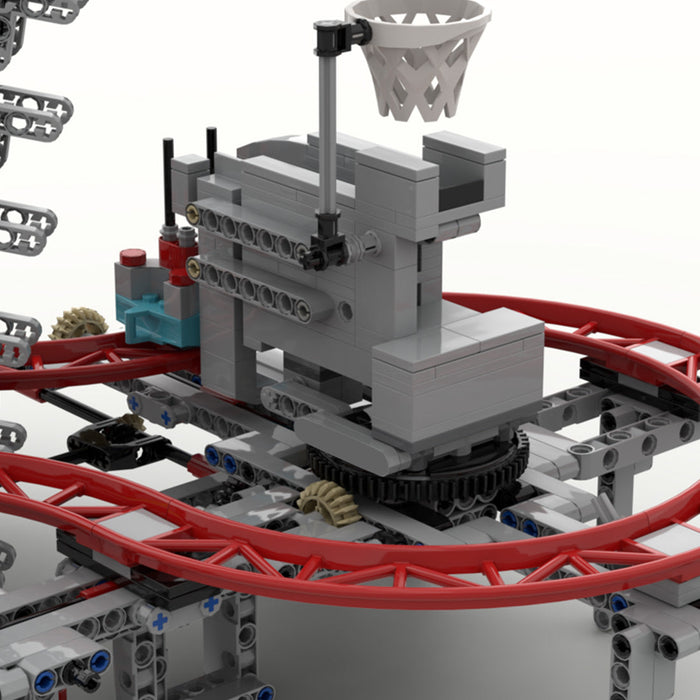 MOC Cycle Mechanical Building Block Module，Advanced Gear and Linkage Mechanism-1108PCS enginediyshop