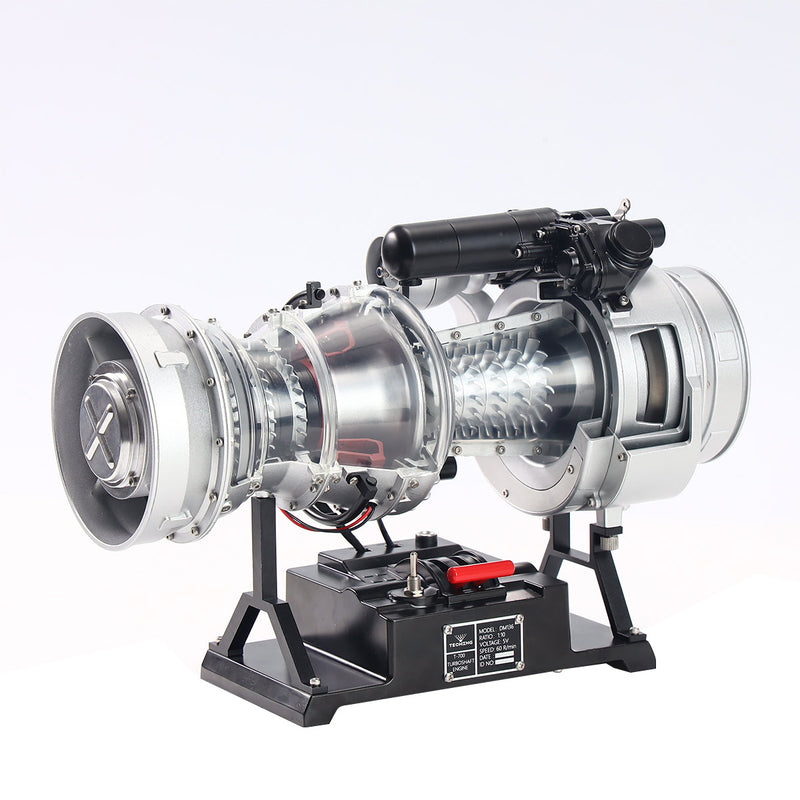 TECHING×SKYMECHMAN 1/4 Scale Metal Simulation Electric Military Helicopter Turboshaft Engine Model Kit