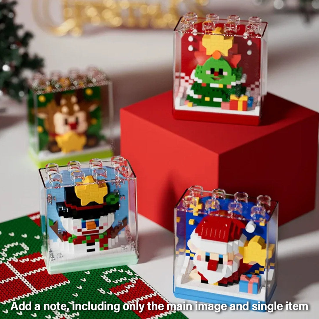 4 in 1 Christmas Star Gift Box Building Blocks Set (1565PCS) enginediyshop