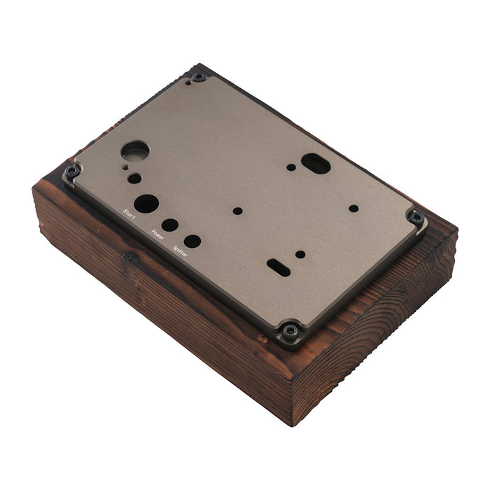TOYAN FS-S100 / FS-L200 Engine Mounting Base – CNC Aluminum & Wood Engine Stand with Vibration Reduction enginediyshop