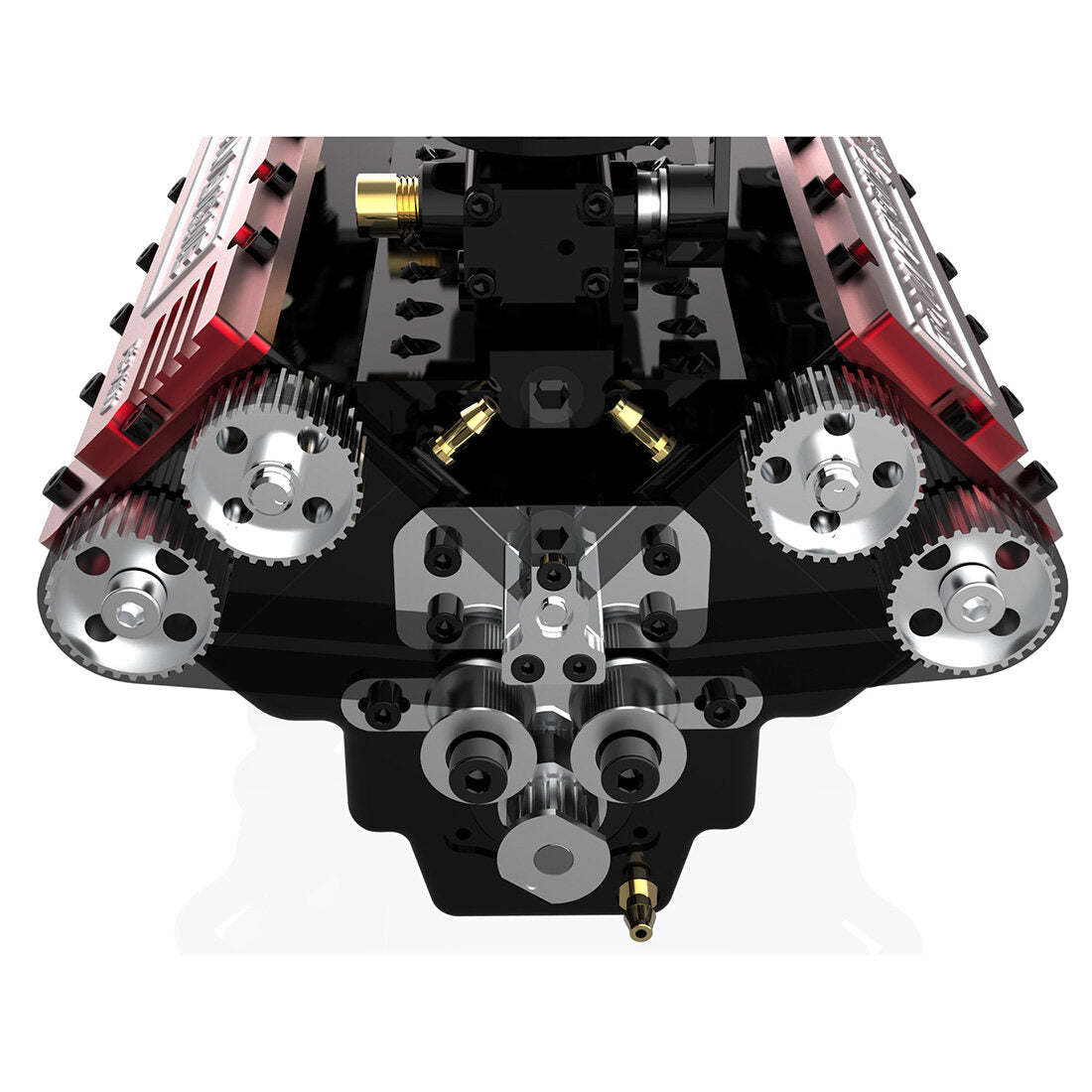 TOYAN HOWIN FS-V800 1/10 Eight-cylinder Four-stroke Water-cooled Nitro Engine Model for RC Car & Boat enginediyshop