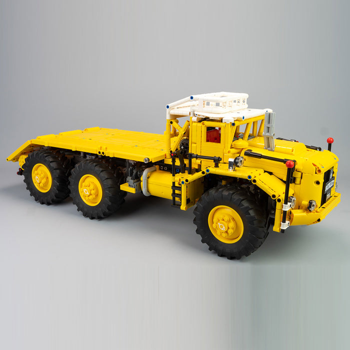 MOC- 1/20 Scale Berliet T100 French 1950s Heavy-Duty Transport Truck, Berliet Truck Building Blocks Set(Dynamic Version/3176PCS）