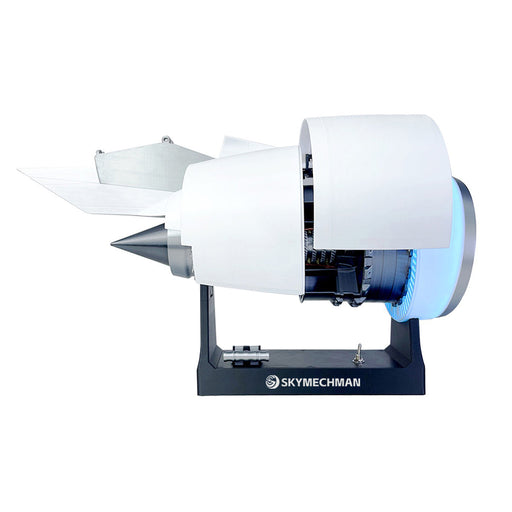 SKYMECHMAN 1/24 Scale A38X Turbofan Engine Model Kit - 3D Printed Resin Simulation Engine with Variable Speed, DIY Assembly Nacelle - Desktop Display for Mechanical Science enginediyshop