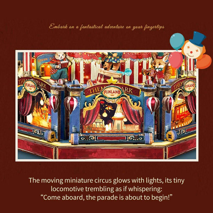 Century Ferris Wheel Music Box DIY 3D Wooden Model Kit, Creative Gift & Desktop Decor (367PCS) enginediyshop