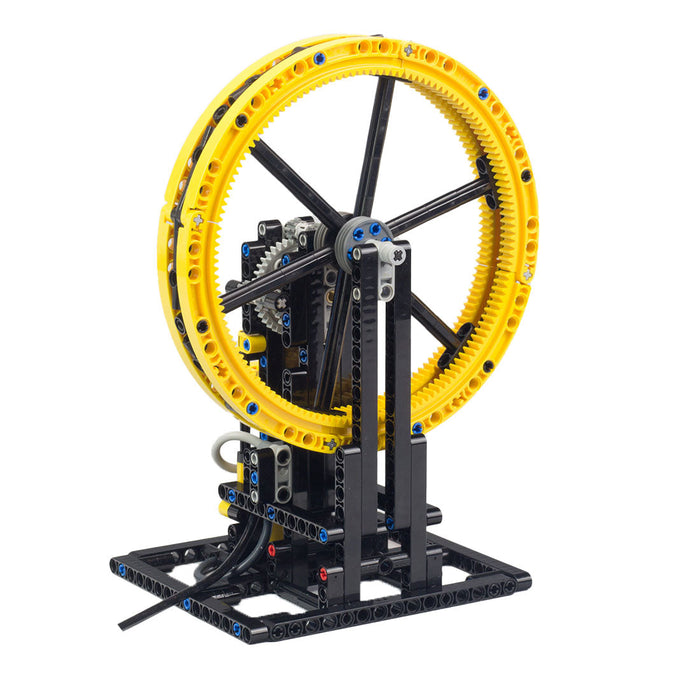 MOC-57096 Vertical Pneumatic Engine Building Blocks Set (368PCS) enginediyshop