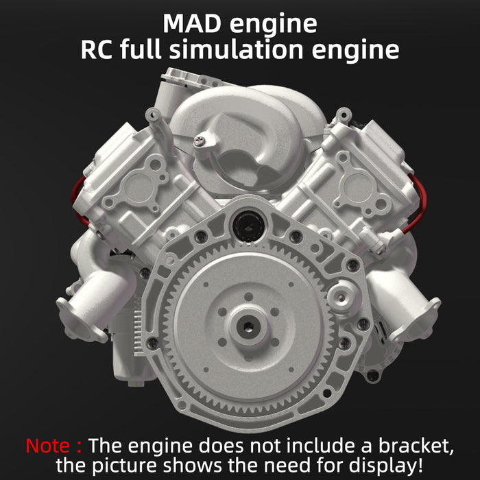 Mald Engine MAD RC V8 Engine KIT 3D Printing Simulated Dynamic Working V8 Engine t ...
