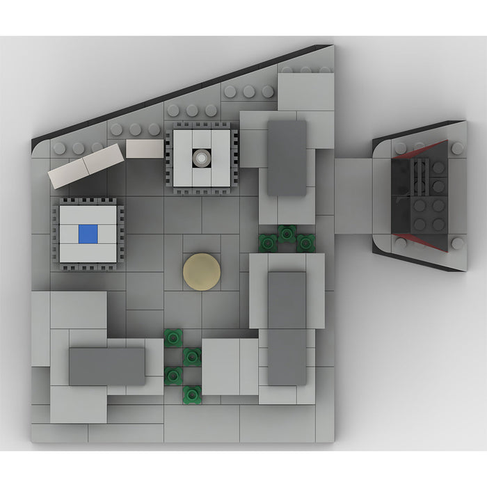 Mocsage 1/2000 Scale World Trade Center (1973-2001) Micro Parts Building Blocks Set (982PCS) enginediyshop