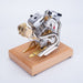 RETROL OHV 4.2CC V-Twin Four-Stroke Gasoline Engine Mini Retro Motorcycle Internal Combustion Engine Model (RTR Version) enginediyshop