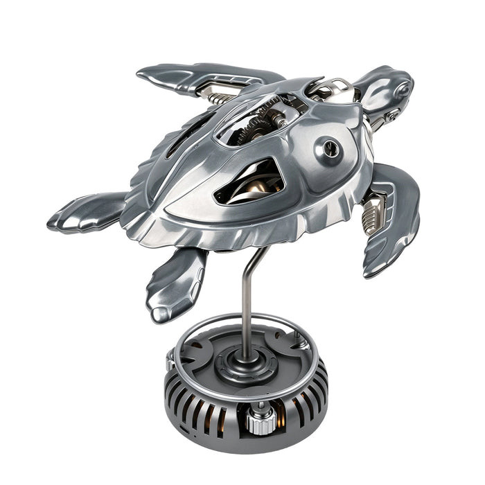Mechanical Turtle Model, Steampunk DIY Metal Assembly Kit enginediyshop