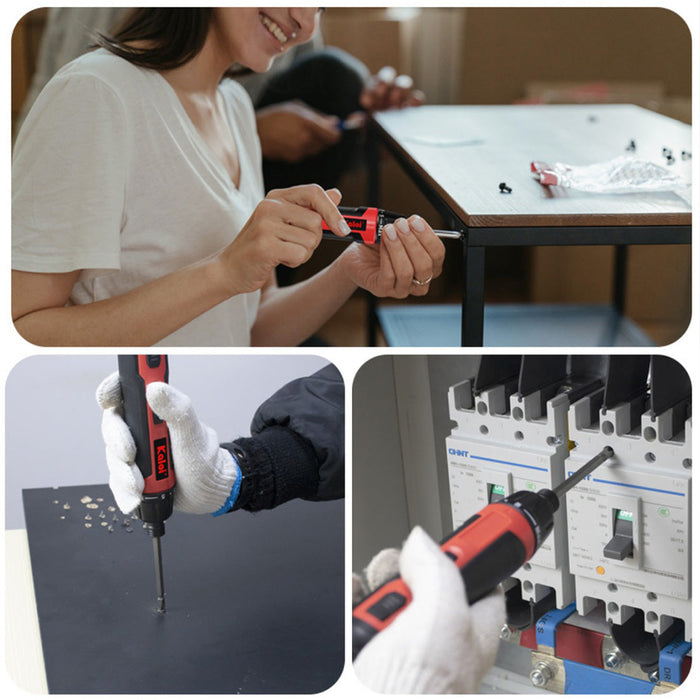 Portable Manual&Electric Screwdriver Set with 33 Screwdriver Set Heads Hand-held DIY Tools for Models enginediyshop