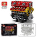 MOC-Mocsage 60°  Lamborghini  V12 Engine Building Blocks Set（4719PCS） enginediyshop