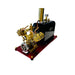 RW-BV2C Mini Reversible Reciprocating V-Type Dual-Cylinder Live Steam Engine and Boiler Model Compatible with 70-130cm Steam Boats for Collectors & Industrial Enthusiasts (Assembled Version) enginediyshop