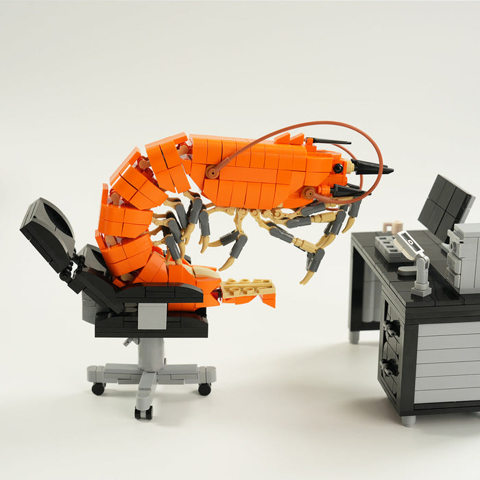 Working Shrimp Man Building Blocks Set-675PCS enginediyshop