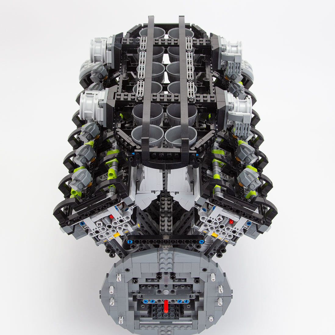 Lamborghini Aventador 350GT V12 Motor MOC Engine Model Building Blocks ...