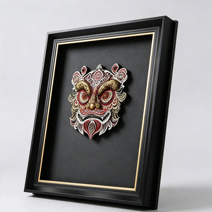 3D Metal Fortune Creature Futuristic Mechanical Relief Wall Art DIY  Model Kit -237PCS enginediyshop