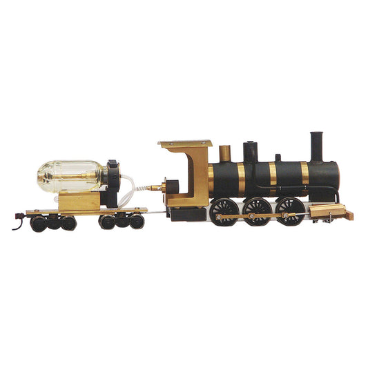 1/87 HO Scale Live Steam Train with Twin-cylinder Single-acting Oscillating Steam Engine Model enginediyshop