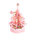Crystal Christmas Tree Music Box with Light MOC DIY Assembly Model Small Particles Building Blocks Set (Dynamic Version/675PCS) enginediyshop