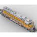 MOC-180032 GP40 4-axle Diesel Electric Locomotive Train DIY Assembly Toy Building Blocks Set ( Speed Control Dynamic Version/1146PCS) enginediyshop