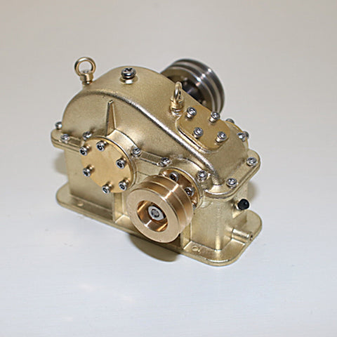 Miniatur-Getriebemotor aus Messing für Dampfmaschinen und Verbrennungsmotoren 9