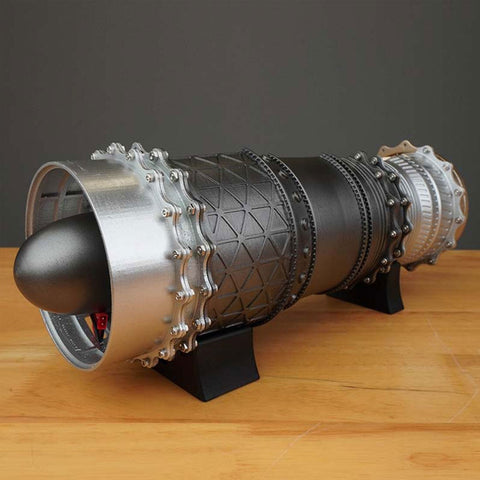 1/20 WS-15 Turbofan Frighter Engine Model DIY Assembly Electric Model (150+ PCS) enginediyshop
