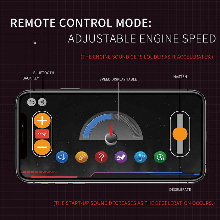 MOC Simulation Modern Aircraft Engine Building Blocks Set with Light (Dynamic Version/564PCS) enginediyshop