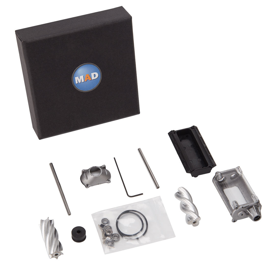 MAD RC V8 Engine Model Kit - Build Your Own V8 Engine for Car AX90104 ...