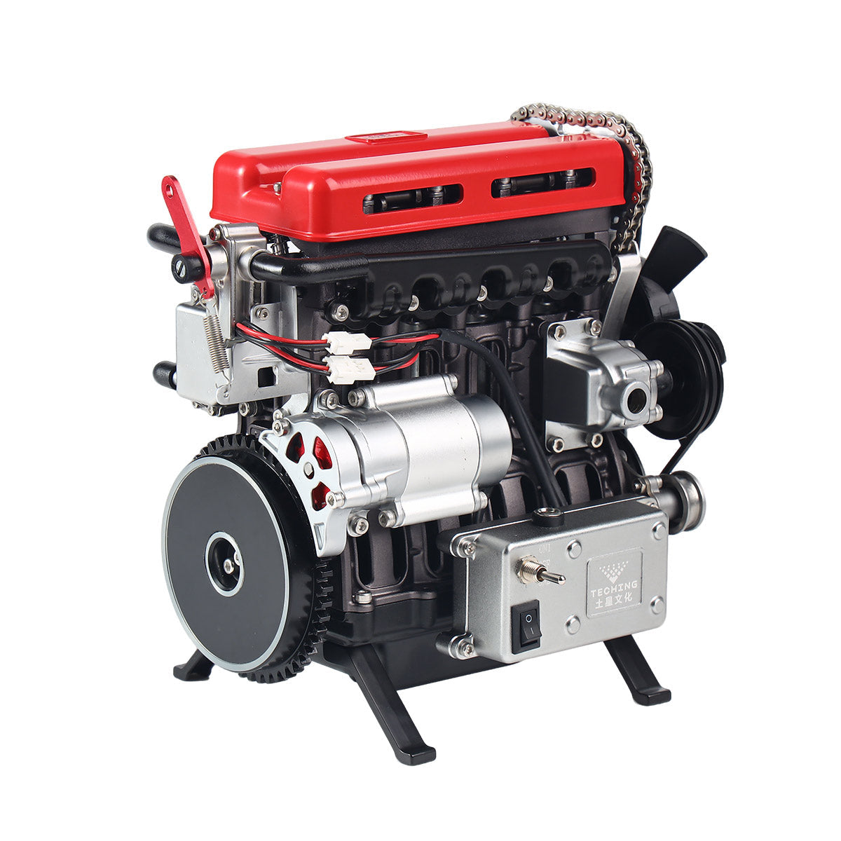 TECHING 3D Metal Turbocharged Inline-four Car Engine DM111-1 Mechanica ...