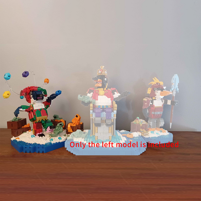 MOC-209854 King Series Clown Penguin Building Blocks Set (850PCS) enginediyshop