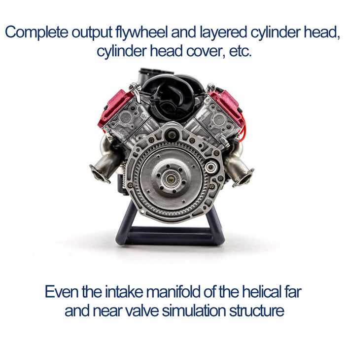 MAD RC V8 Engine Model Kit - Build Your Own V8 Engine for Car AX90104 ...