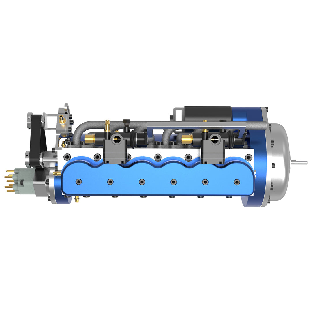 HOWIN L6-210 ENGINE Mini Inline Six-cylinder Four-Stroke Water-cooled ...