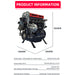 TECHING 3D Metal Turbocharged Inline-four Car Engine DM111-1 Mechanical Engineering DIY Assembly L4 Engine Model Kit (364+PCS/Black and Red) enginediyshop