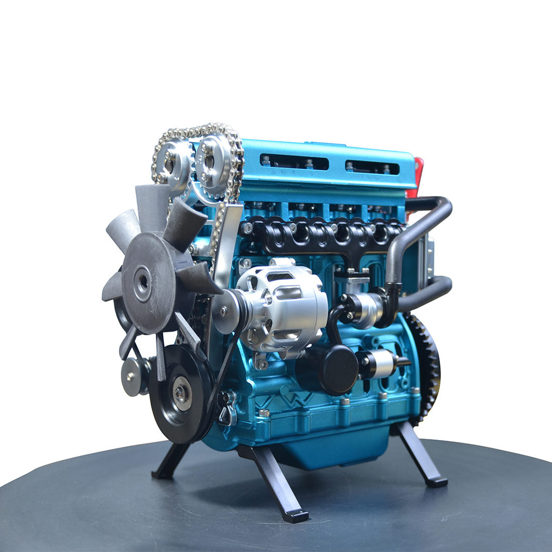 TECHING L4 Car Engine 3D Metal Turbocharged Inline 4 Cylinder Engine K ...