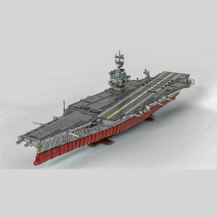 Mocsage 1/350 UCS USS Enterprise CVN-65 Nuclear-powered Aircraft Carrier Military Model Building Blocks Set (4941PCS) enginediyshop