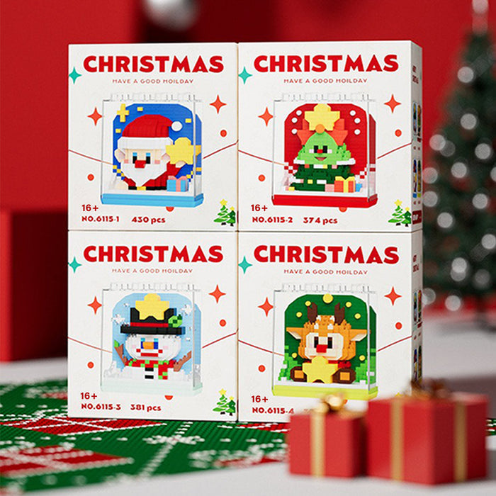 4 in 1 Christmas Star Gift Box Building Blocks Set (1565PCS) enginediyshop