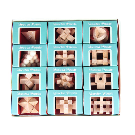 Advent Calendar Filler - Make Yours  12-piece beech wood lock set educational toy enginediyshop