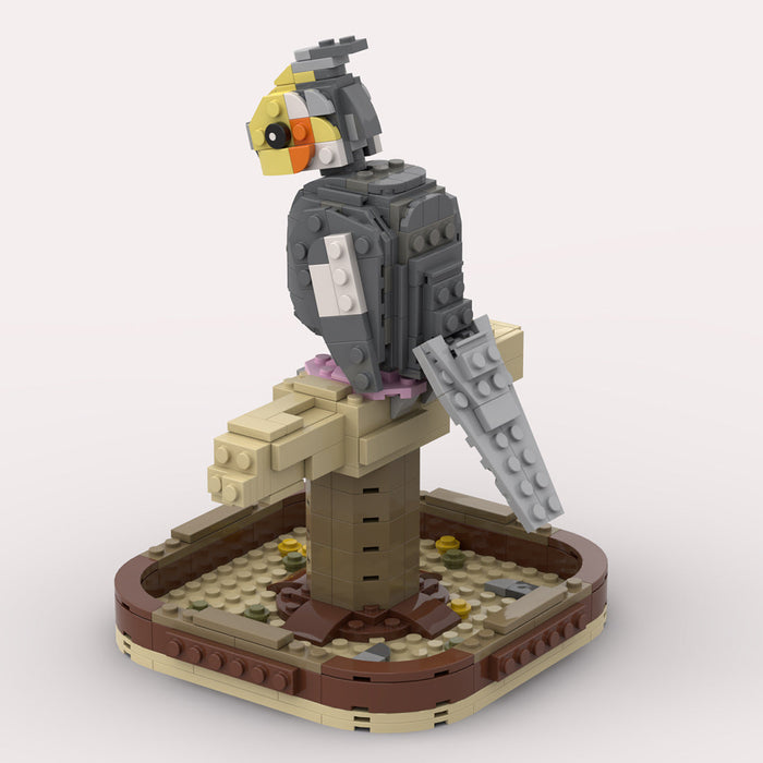 MOC-124853 Parrot Animal Model DIY Assembly Building Blocks Set (392PCS) enginediyshop