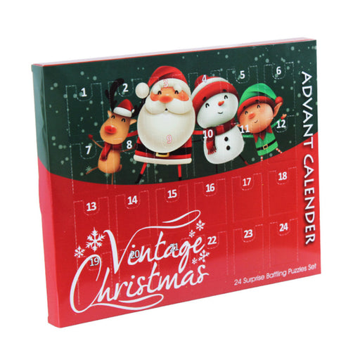 Advent Calendar Brain Teaser Adventskalender Christmas Gift Creative Intelligence Toy (Set of 24) enginediyshop