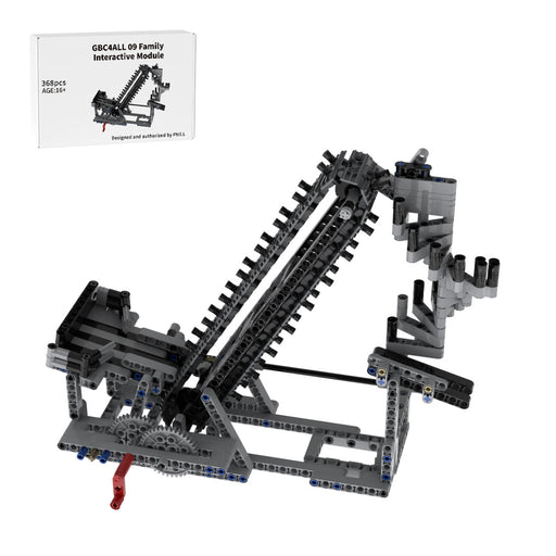 MOC Family Interactive Building Block Module, Mechanical Ball Transfer Machine-368PCS enginediyshop