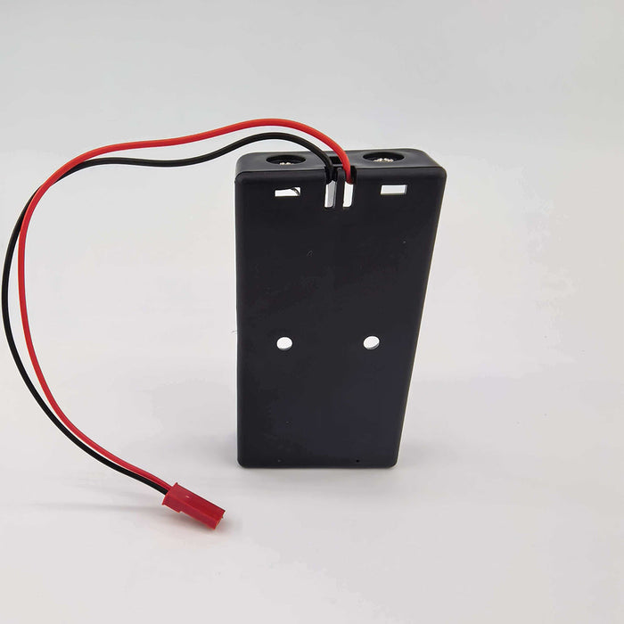 Portable Battery Holder for 18650 Lithium Batteries Easy Install Battery Case with Cover for Model Engine Power Supply and DIY Modification (JST Connector) enginediyshop