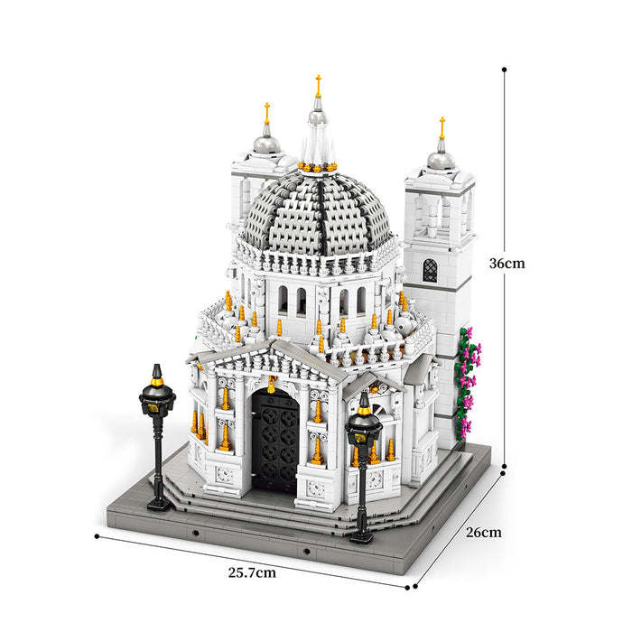 Mocsage 1/180 Scale Venetian Church Building Blocks Set-4277PCS enginediyshop